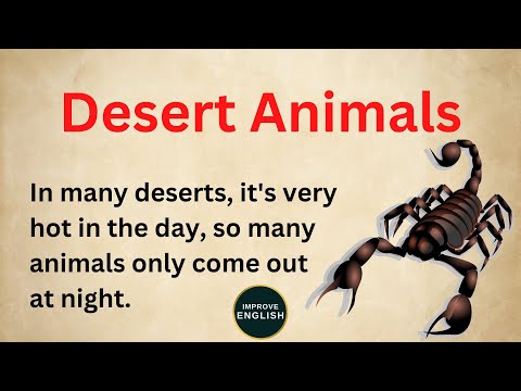 Desert Animals | Informative Topic | Learn English | Improve English