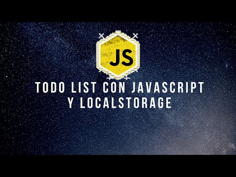 ToDo List Con JavaScript y LocalStorage