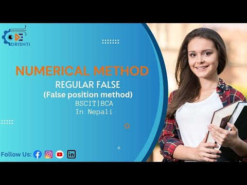 Numerical Method Regular False (False position method) In Nepali BCSIT || BBA #pokharauniversity
