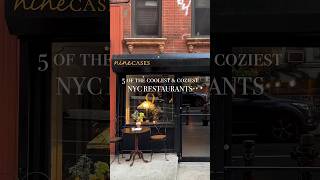 COZIEST RESTAURANTS. NYC. #cozy #intimate #datenight#coolrestaurant #nycrestaurants #winterinnyc