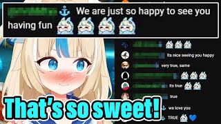 Saba's Reaction to This Wholesome Comment is Adorable!