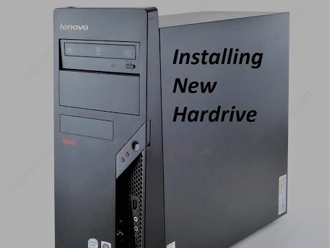 C2D Lenovo thinkcentre hardrive diagnose and replace-plus