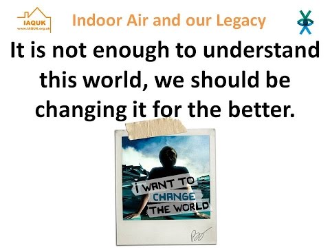 Indoor air and our legacy - Crowdfunder project