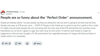 Pokemon Investors Are Wrong About Perfect Order