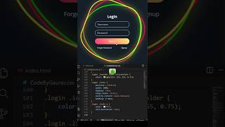Animated Login Form 🔥 HTML & CSS UI