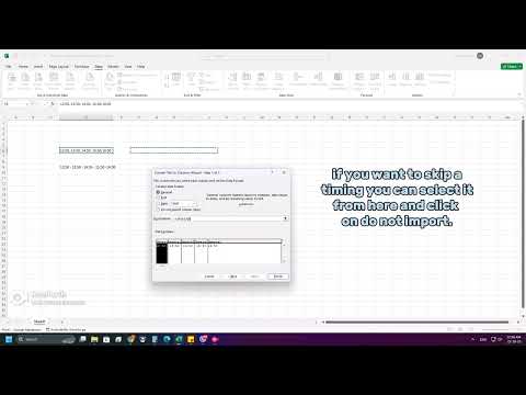 How to separate Attendance timings in one column to different columns using delimit function