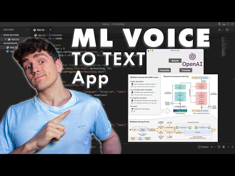 Building a Voice to Text App USING AI! [OpenAI Whisper]