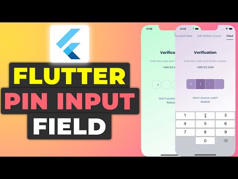 Flutter Pin Input Field Tutorial | Flutter OTP Verification Screen Guide