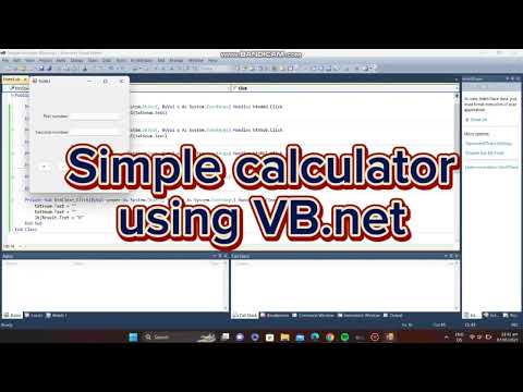 Simple Calculator using VB.net - step by step