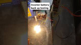 #Short|✅Inverter battery back up time testing|Inverter battery back up time testing