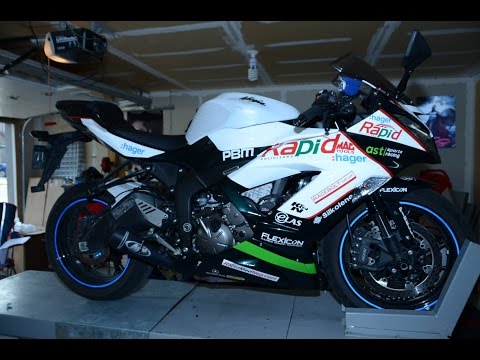 ZX6R Rebuild Time Lapse