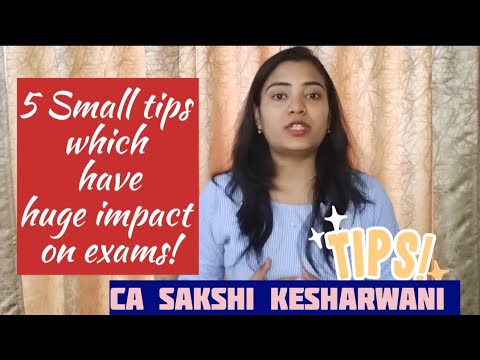Must know small 5 tips for your exam preparation || Small changes can bring huge impact!