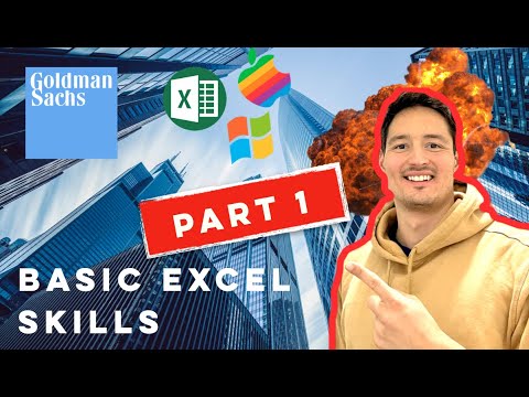 Goldman Sachs Excel Skills for Business Virtual Experience | Task 1 Basic Excel Part 1
