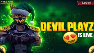 ROAD TO 5K FAMILY ❤️FREE FIRE LIVE WITH DEVIL PLAYZ🛑#freefirelive#desigamer#custom#tournament #ff