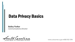 Data Privacy Basics
