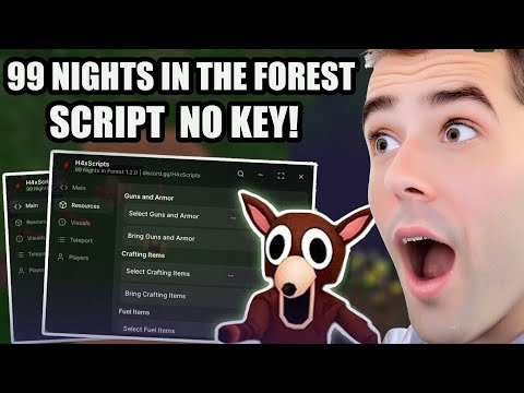 99 Nights In The Forest Script (iOS/Android) - NO KEY Bring All Items, God Mode & Much More