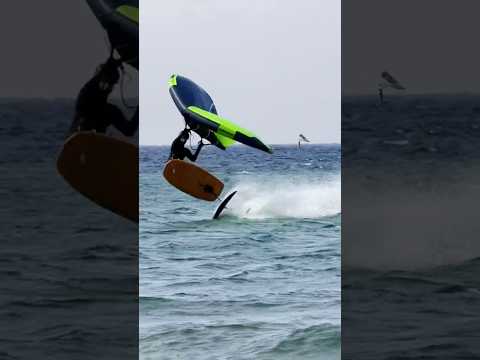 Wing foil flat water practice (1 May 2025)