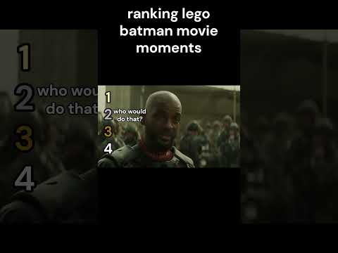 ranking batman movie moments pt 3 #batman #legobatman