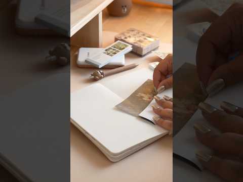 relaxing & taking things slow | aesthetic scrapbooking | mini vlog #aesthetic #scrapbooking #cozy