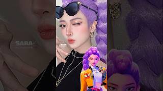 Kpdh characters singing"soda pop"|#kpopdemonshunters#fypviralシ#cosplay#netflix#viral#goviral#huntrix