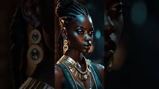 Beauty in a Frame of Code - Black Beauty in Light | Digital Muse - Gaze Mood