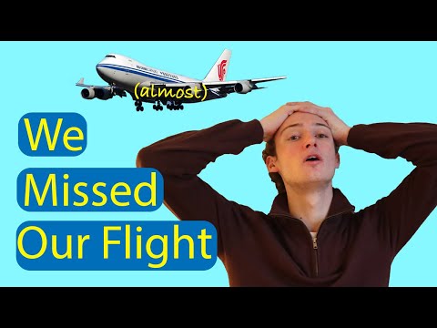 Beijing Airport Transfer (We almost missed it) - VLOG02