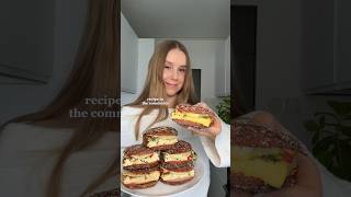 High-protein Breakfast Meal Prep Sandwiches😍 #breakfastrecipes #highprotein #healthybreakfast