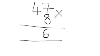 Compact Multiplication 2 digit x 1 digit