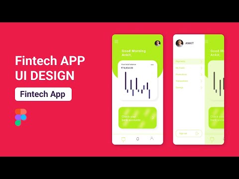 Figma UI UX Design Tutorial - Design A Fintech App From Scratch | UI UX Design | Creative Graphic