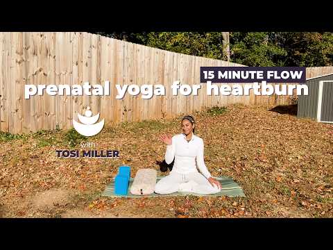 Prenatal Yoga: 15-Minute Flow for Heartburn