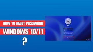 How To Reset Password Windows 10/11 Easy Steps (2024)