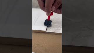 How to use tile leveling system#levelingsystem #tiling #tiler #tilingtips #construction #technique