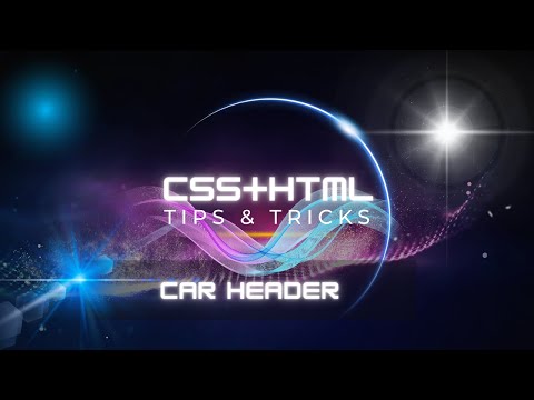 HTML CSS Car Header Tutorial | Car Header Tutorial in Hindi | Coding Tips & Trick