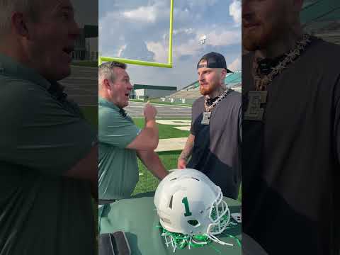 Chopping it up with Maxx Crosby and giving away a helmet #hookedonhelmets #maxxcrosby
