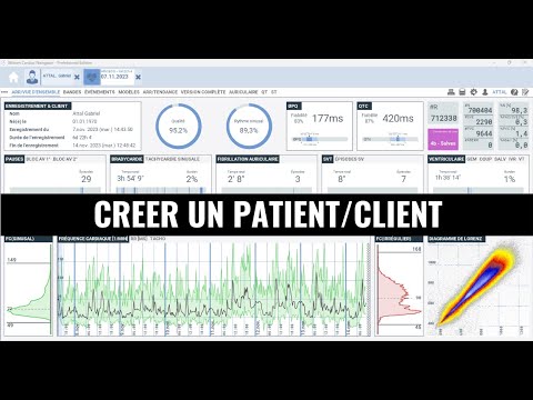 Créer un patient/client dans Cardiac Navigator