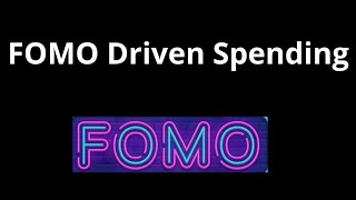 A guide to Fight FOMO DRIVEN SPENDING: Ways of Avoiding FOMO Spending and Save Money. FOMO TO JOMO