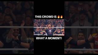 The Australian ￼crowd sings the “EDGE THEME” at the top of their lungs