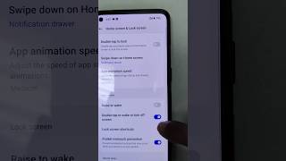 How to enable Double tap to on or off home screen | Double tap to on off screen not working #OnePlus