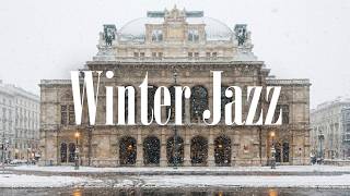 Playlist🎧 No Lyrics | Stately Snowy City Elegant Jazz for Deep Focus | Warm Jazz Piano Trio