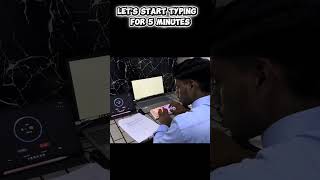 Demonstration for proper technique of keyboarding