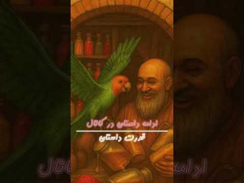 طوطی بقال بعد از یک سال سکوت، با دیدن یه درویش کچل حرف زد، اما چرا؟ چه رازی پشت این ماجراست!