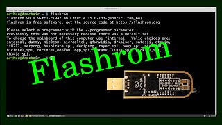 Programming an eeprom with a CH341A and flashrom.