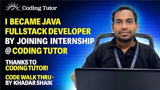 Code Walk through by Mr Khadar Shaik