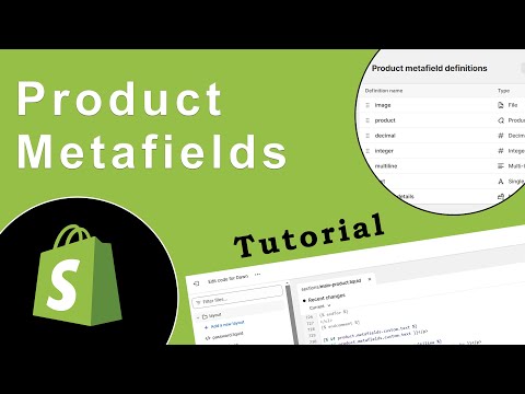 Shopify Product Metafields Explained | Add Custom Data to Your Products