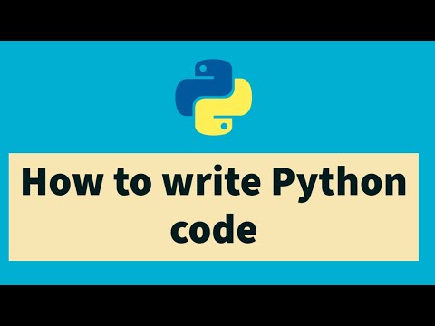 Python tutorial for beginners [2020] - How to write python code