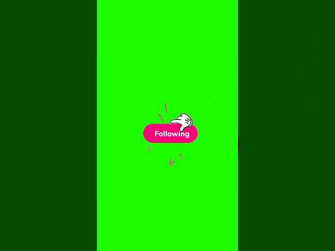 INSTAGRAM FOLLOW BUTTON GREEN SCREEN | #shorts #viral #follow