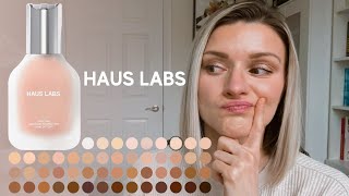 Haus Labs Foundation First Impression and Wear Test | Cristina Maria