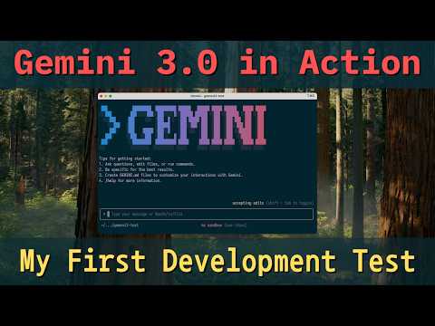 Gemini 3.0 in Action: My First Development Test