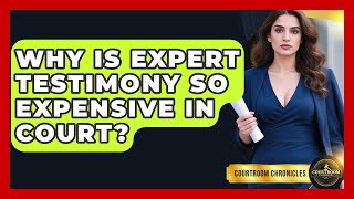 Why Is Expert Testimony So Expensive In Court? - Courtroom Chronicles