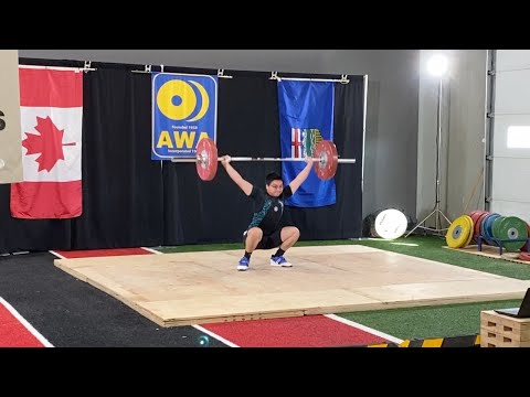 My First Olympic Weightlifting Competition On Film